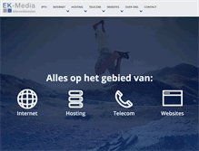 Tablet Screenshot of ek-media.nl